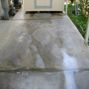 Pressure Washing Oil Stain Removal